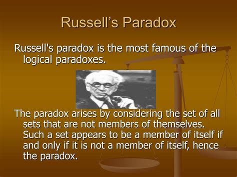 russell's paradox.